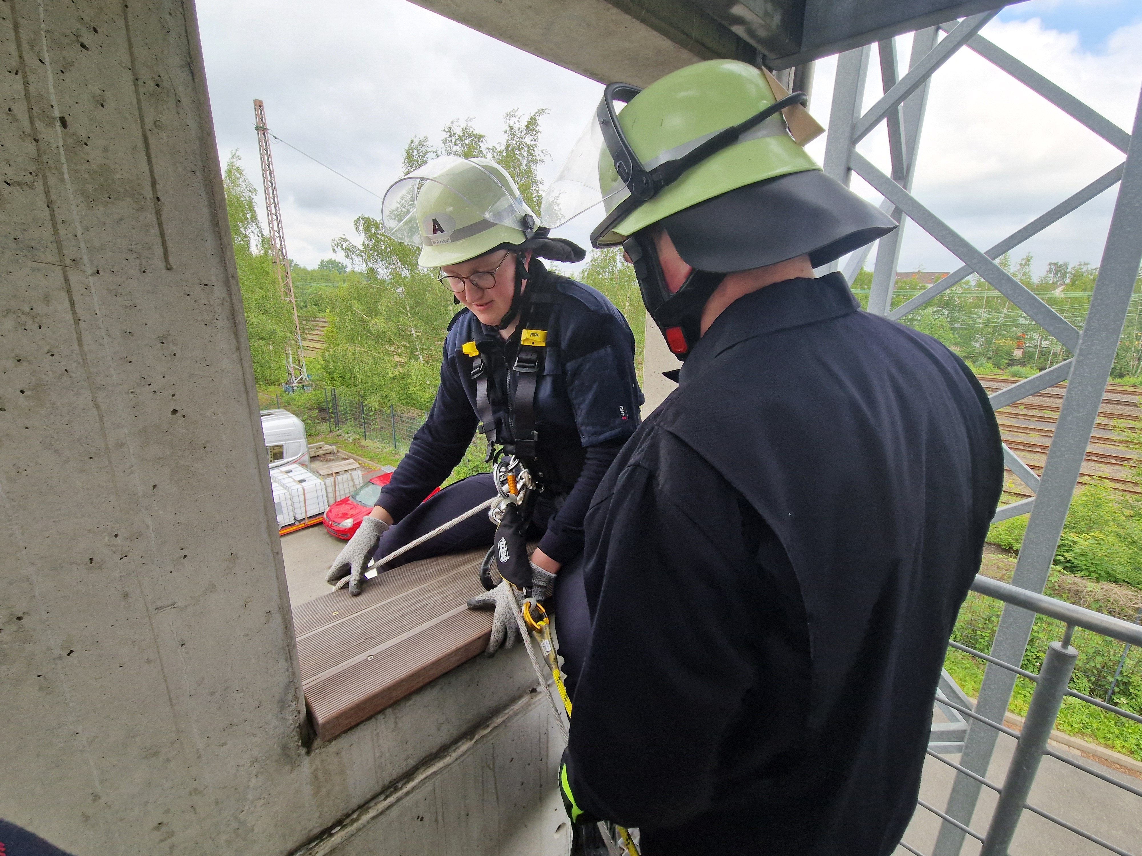 Lehrgang Absturzsicherung Feuerwehr Selm