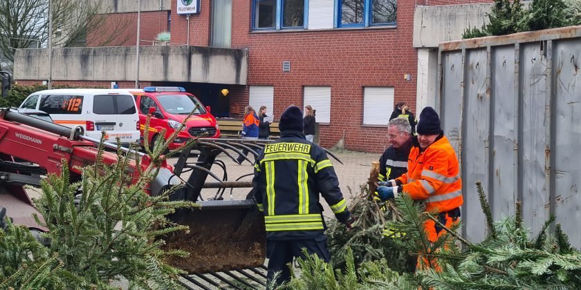 Weihnachtsbaum-Sammelaktion 2026 in Bork und Hassel