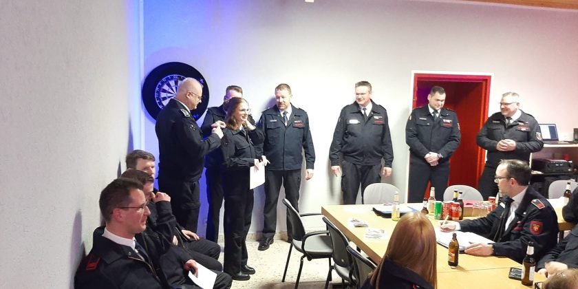 Jahresdienstbesprechung des Löschzuges Cappenberg