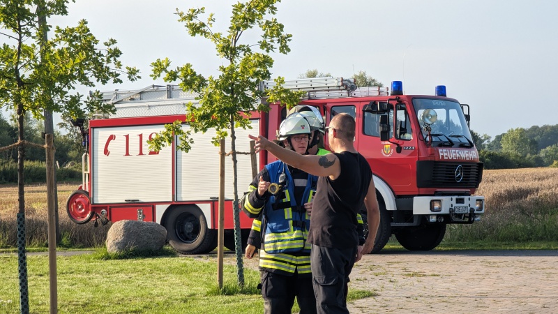 Gemeinsame Übung der Löschzüge Selm und Südkirchen