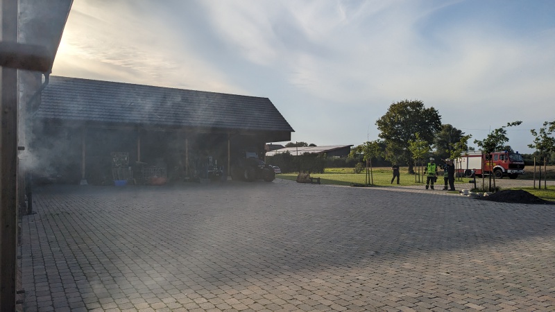 Gemeinsame Übung der Löschzüge Selm und Südkirchen