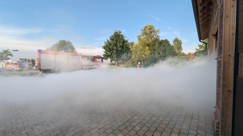 Gemeinsame Übung der Löschzüge Selm und Südkirchen