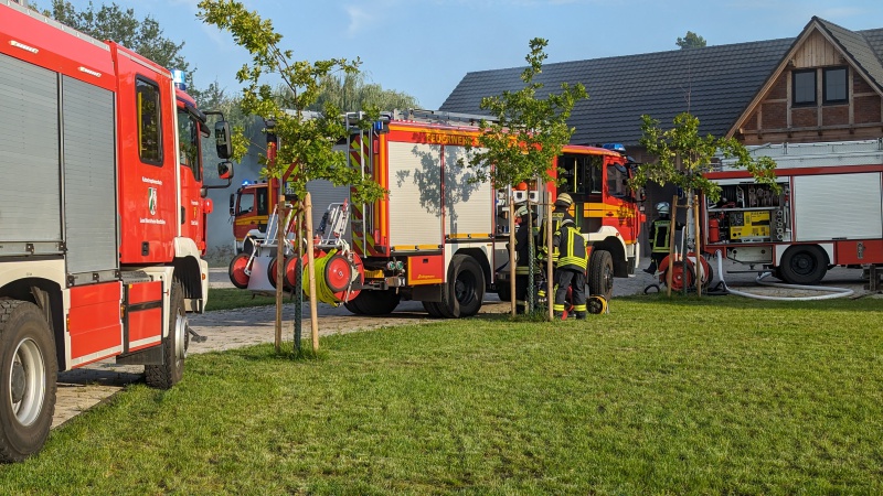 Gemeinsame Übung der Löschzüge Selm und Südkirchen