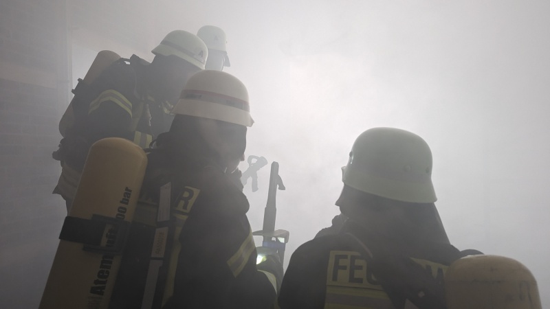 Gemeinsame Übung der Löschzüge Selm und Südkirchen