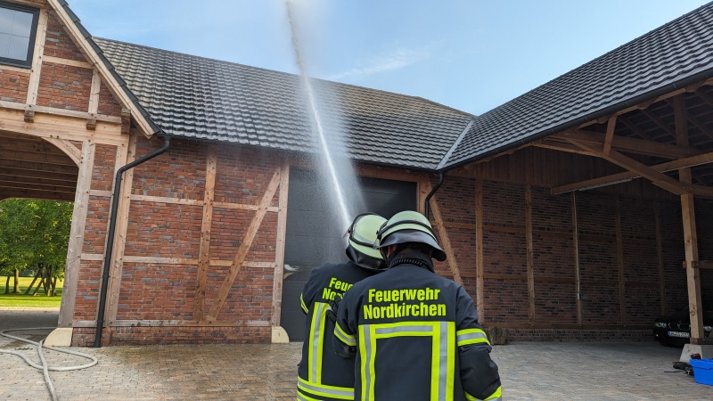 Gemeinsame Übung der Löschzüge Selm und Südkirchen