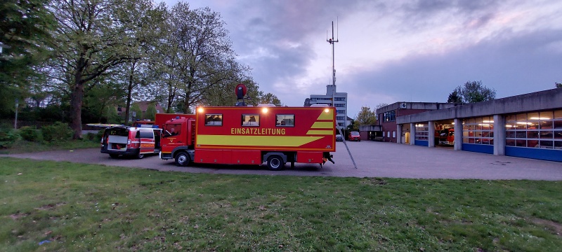 Einheit Bork führt Dienstabende mit Fernmeldedienst des Kreises Unna durch