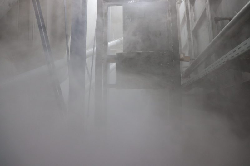 Übung: Unklare Rauchentwicklung auf dem Hof