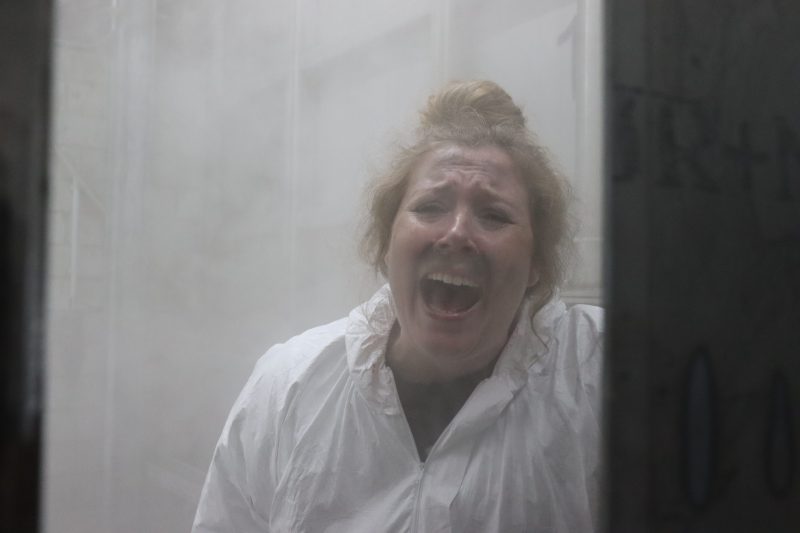 Übung: Unklare Rauchentwicklung auf dem Hof